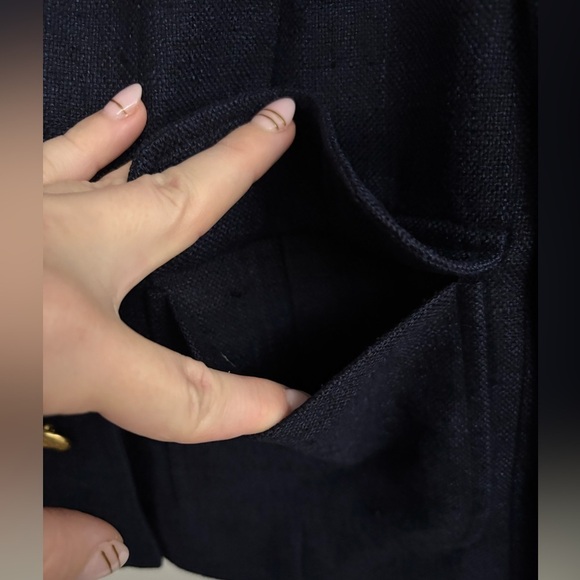 Vintage Carlisle Cropped Silk Jacket Size 10 - Picture 5 of 7